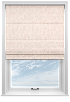 Rolling Hills Velvet, Pink - Roman Blind
